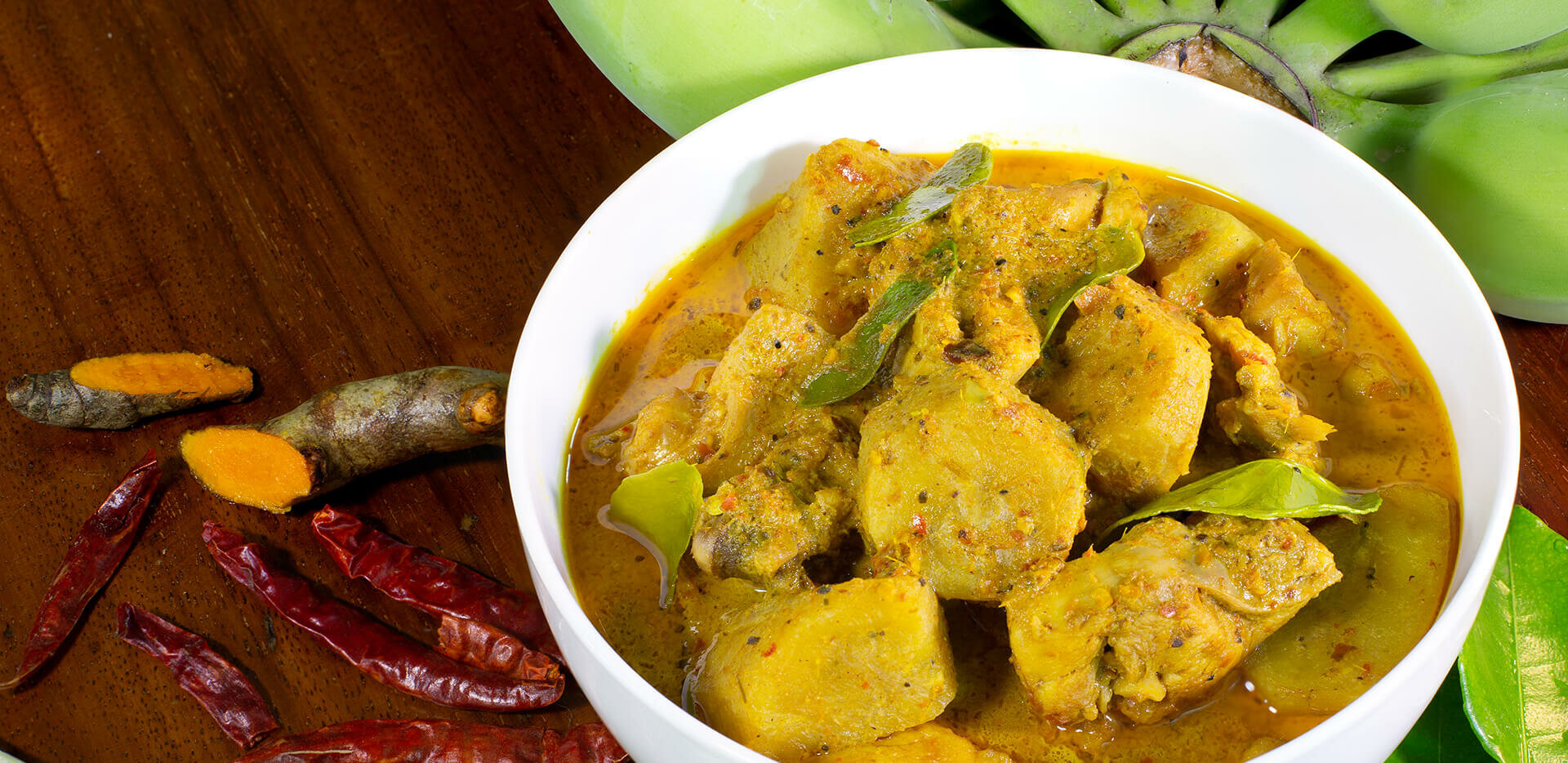 Banana & Chicken Curry | Exotic Sweet & Savory Fusion Dish with Fresh ...